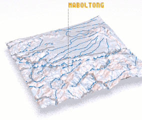 3d view of Mabŏl-tong