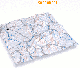 3d view of Sansŏng-ni