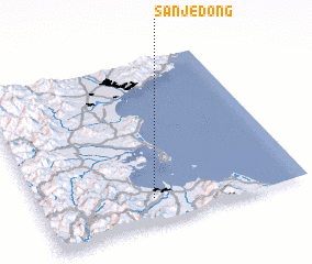 3d view of Sanje-dong