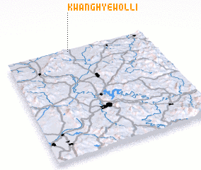 3d view of Kwanghyewŏl-li