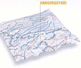 3d view of Kangŭnggye-ri