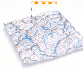 3d view of Chuksan-dong