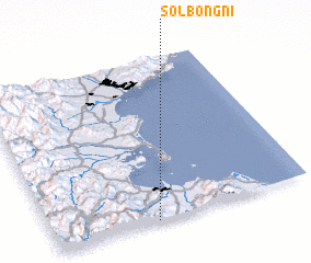 3d view of Sŏlbong-ni