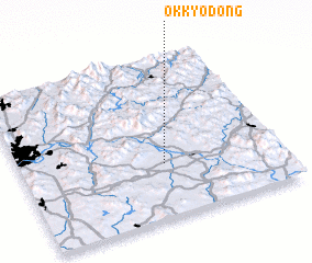 3d view of Ŏkkyo-dong