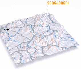 3d view of Songjŏng-ni