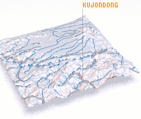 3d view of Kujŏn-dong