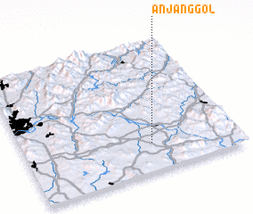 3d view of Anjang-gol