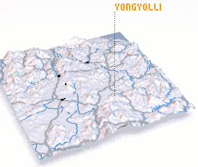 3d view of Yongyŏl-li