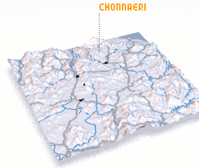 3d view of Chŏnnae-ri