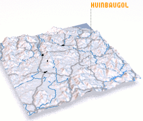 3d view of Hŭinbau-gol