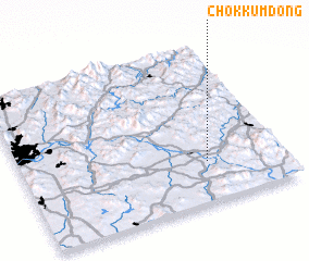 3d view of Chŏkkŭm-dong