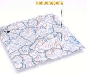 3d view of Wŏnjŏngdong