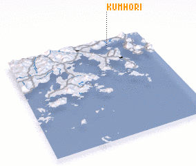 3d view of Kŭmho-ri