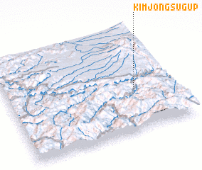 3d view of Kimjŏngsug-ŭp