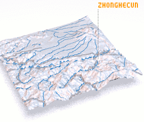 3d view of Zhonghecun