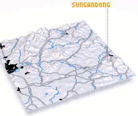 3d view of Sŭngan-dong