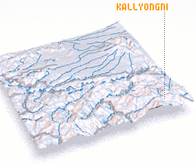 3d view of Kallyŏng-ni
