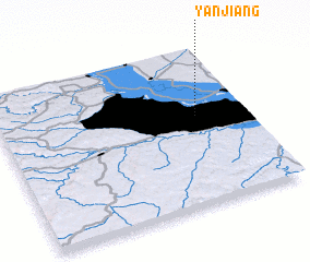 3d view of Yanjiang