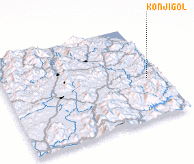 3d view of Kŏnji-gol