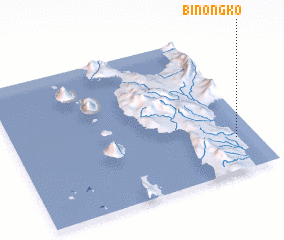 3d view of Binongko