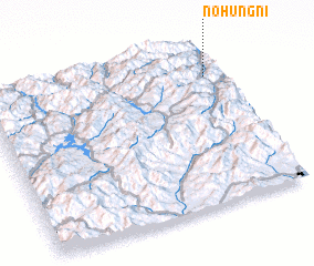 3d view of Nohŭng-ni