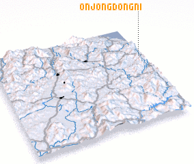 3d view of Onjŏngdong-ni