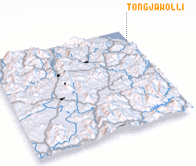 3d view of Tongjawŏl-li