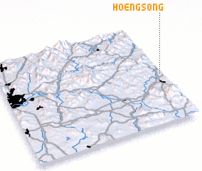 3d view of Hoengsŏng