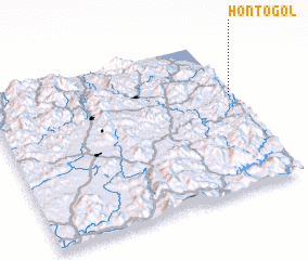 3d view of Hont\