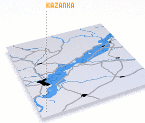 3d view of Kazanka