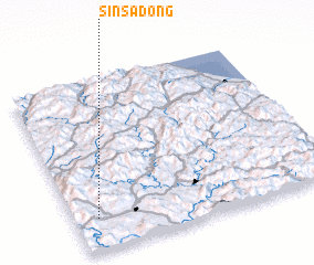 3d view of Sinsa-dong