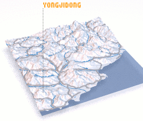 3d view of Yŏngji-dong