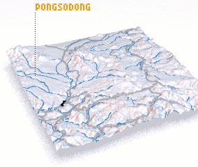 3d view of Pongsŏ-dong