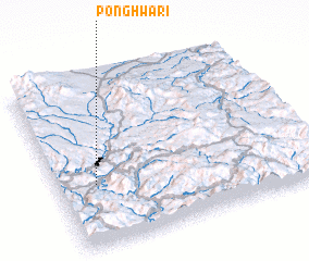 3d view of Ponghwa-ri