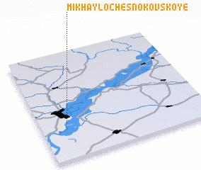 3d view of Mikhaylo-Chesnokovskoye