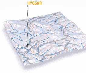 3d view of Hyesan