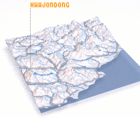 3d view of Hwajŏn-dong