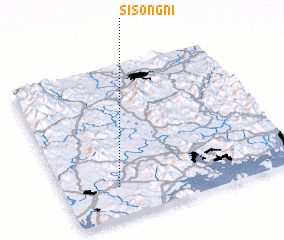 3d view of Sisŏng-ni