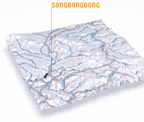 3d view of Songbong-dong