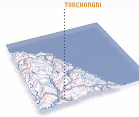 3d view of Tŏkchŏng-ni