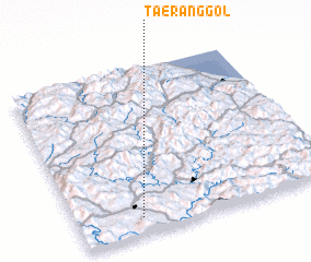 3d view of Taerang-gol