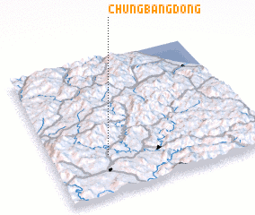 3d view of Chungbang-dong