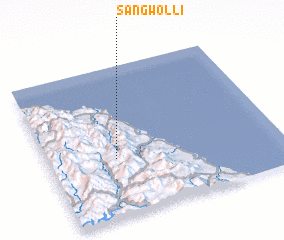 3d view of Sangwŏl-li