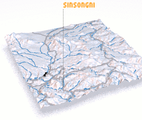 3d view of Sinsŏng-ni