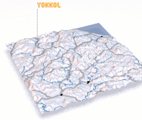 3d view of Yŏk-kol