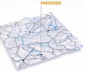 3d view of Poksŏng-ni