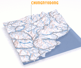 3d view of Chungnyŏ-dong