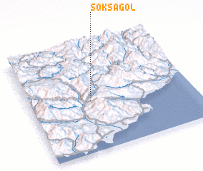 3d view of Sŏksa-gol