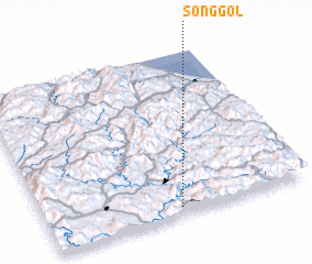 3d view of Sŏng-gol