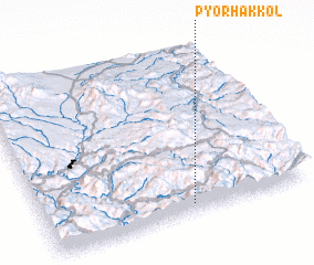 3d view of Pyŏrhak-kol